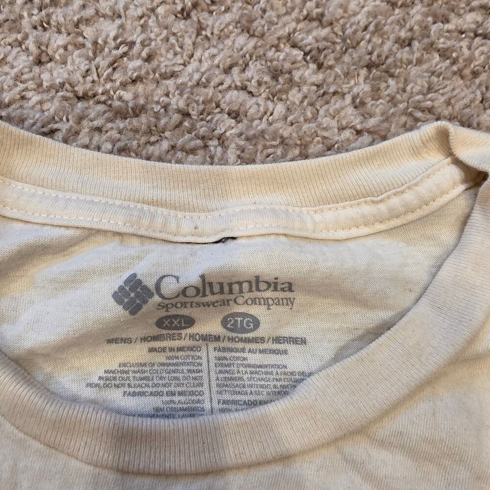 Columbia "Backpacking tours" tshirt with bear sz XXL - Picture 5 of 5